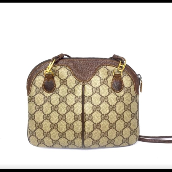 Authentic Vintage Monogram Gucci Crossbody Bag - Picture 5 of 12